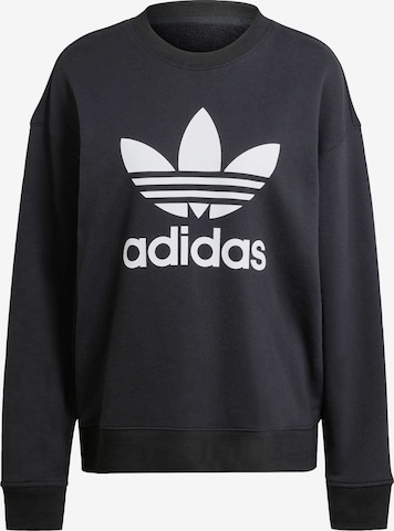 ADIDAS ORIGINALS Sweatshirt in Black: front