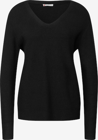 STREET ONE Pullover in Schwarz: Vorderseite