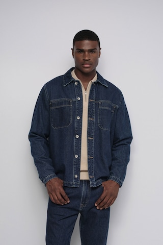 Salsa Jeans Regular Fit Hemd in Blau: Vorderseite