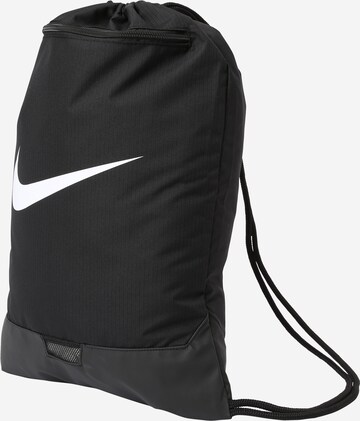 NIKE - Saco de ginásio desportivo 'Brasilia' em preto: frente