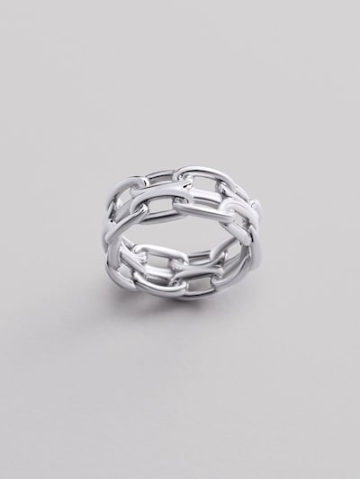 REYTEL Ring 'LOCK' in 47 in Silver, Item view