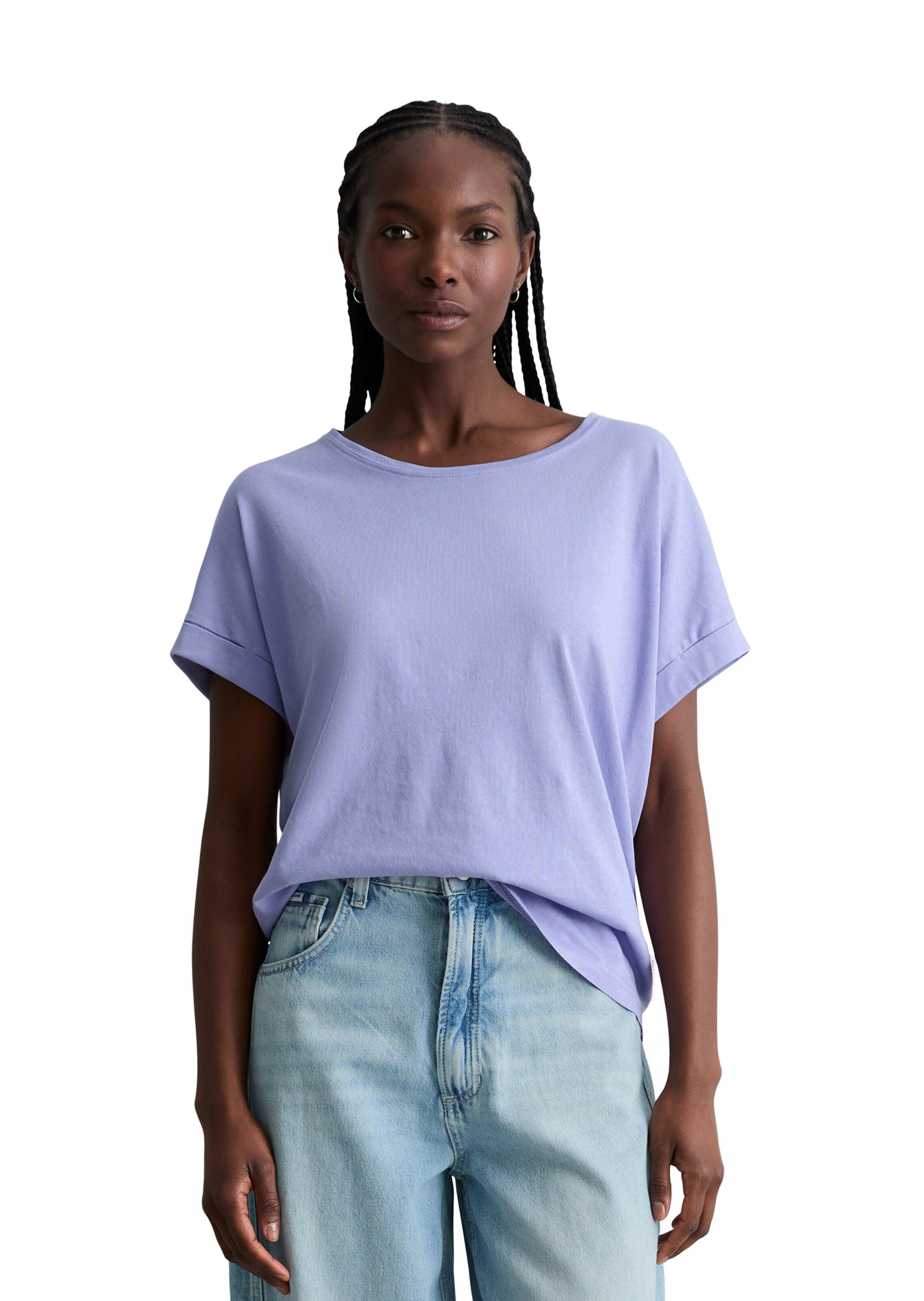 Marc O'Polo DENIM Shirt 'DfC' in Lila: voorkant