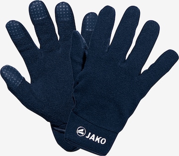 JAKO Athletic Gloves in Blue: front