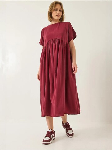 Bianco Lucci Jurk in Rood