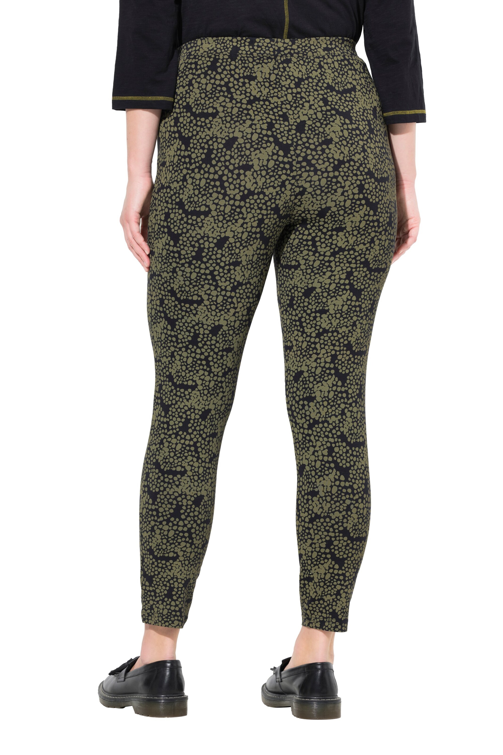 Ulla Popken Skinny Leggings in Green