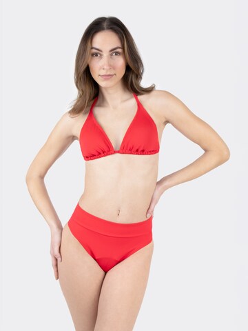 MYLILY Bikini Bottoms 'Perioden Bikini Hose Basic Slip' in Red