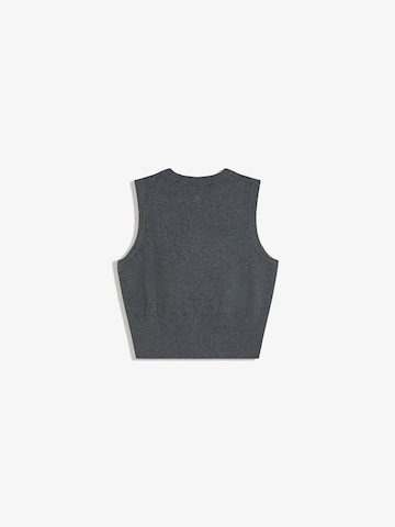 Bershka Kötött mellény - szürke