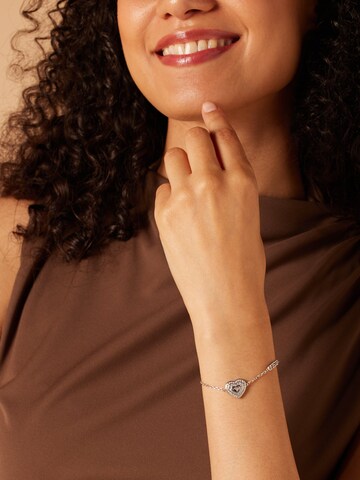 GUESS Armband 'Sportiv' in Zilver: voorkant