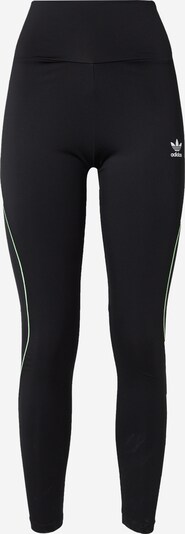 ADIDAS ORIGINALS Leggings en vert pastel / noir / blanc, Vue avec produit