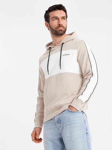Ombre Sweatshirt 'OM-SSNZ-0225' in Beige
