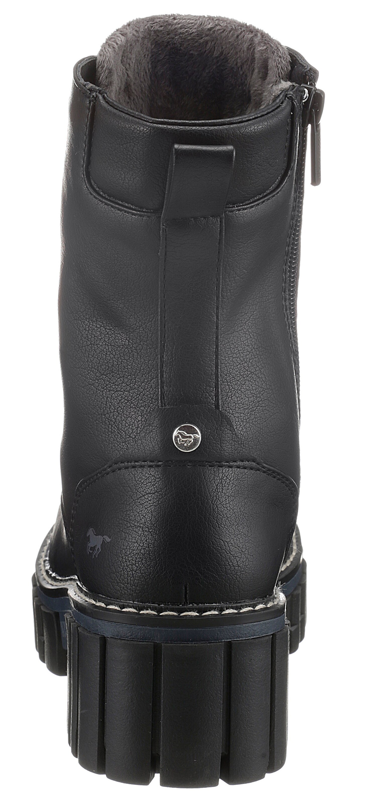 Bottines à lacets MUSTANG en noir