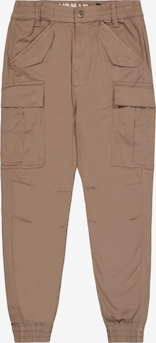 Pantalon cargo 'Airman' ALPHA INDUSTRIES en vert : devant
