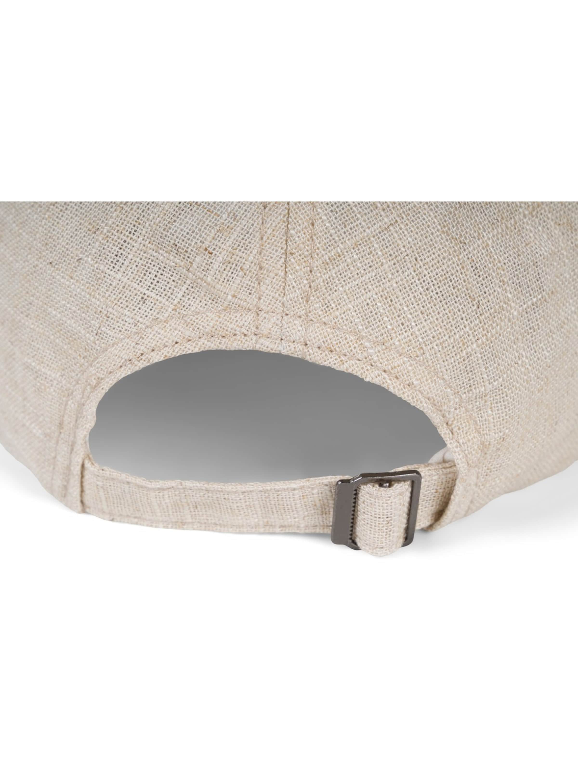 styleBREAKER Cap 'Leinen Baseball Cap' in Beige