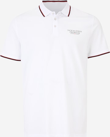 Jack & Jones Plus Shirt 'ARCHIE' in Wit: voorkant