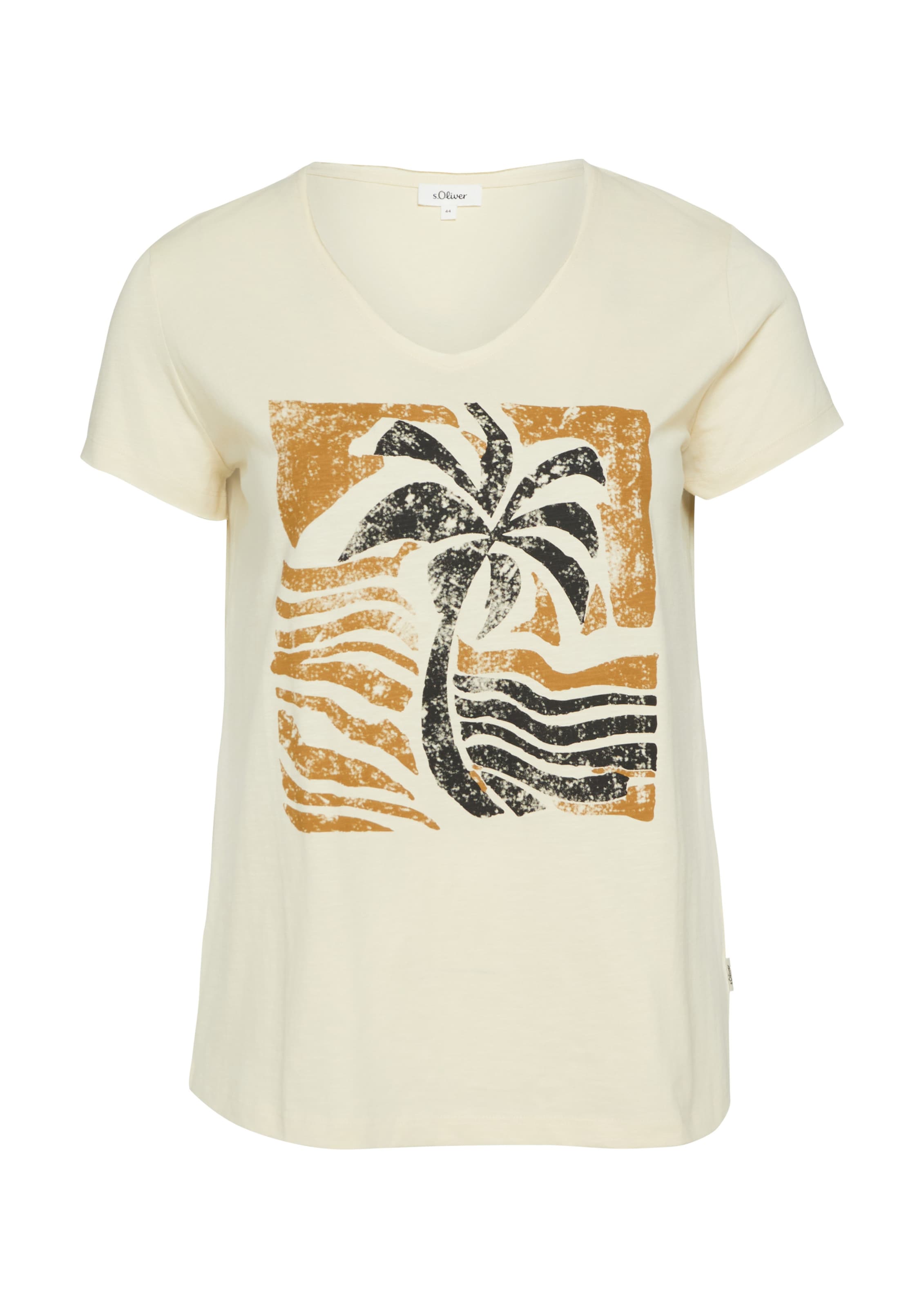 s.Oliver Shirt in Beige: front