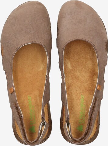 EL NATURALISTA Ballet Flats with Strap in Brown