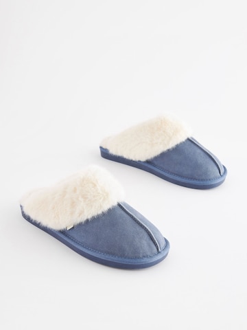 Pantoufle Next en bleu