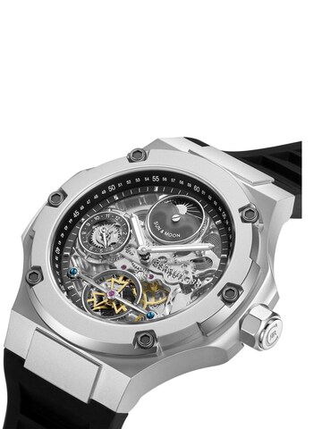 CERRUTI 1881 Analoog horloge 'Automatic watch Lucardo' in Zilver