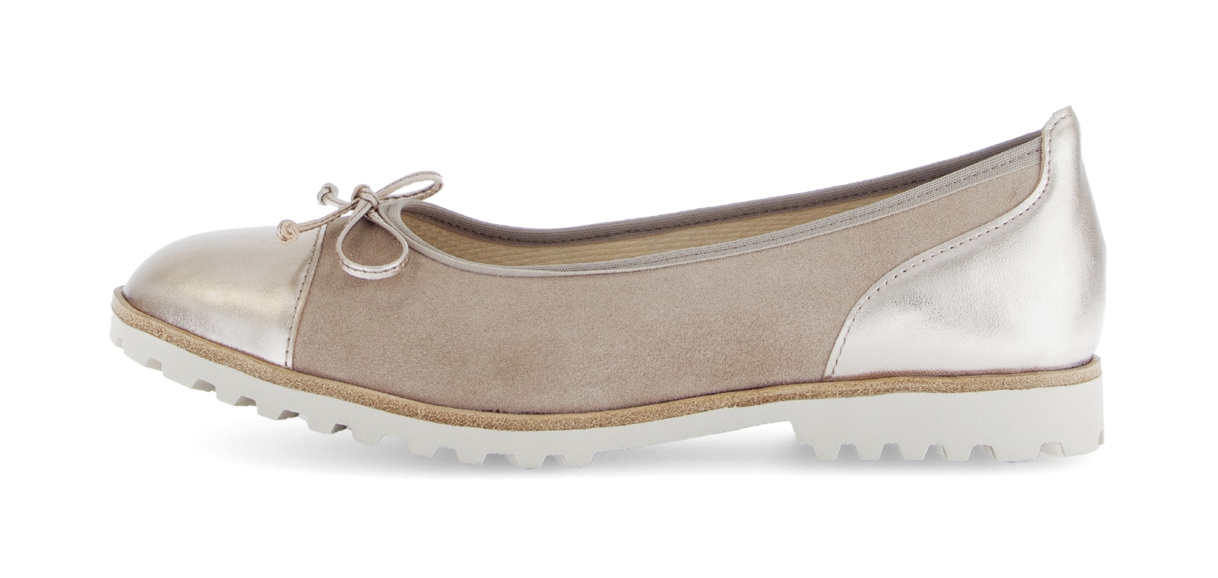 GABOR Ballet Flats in Silver