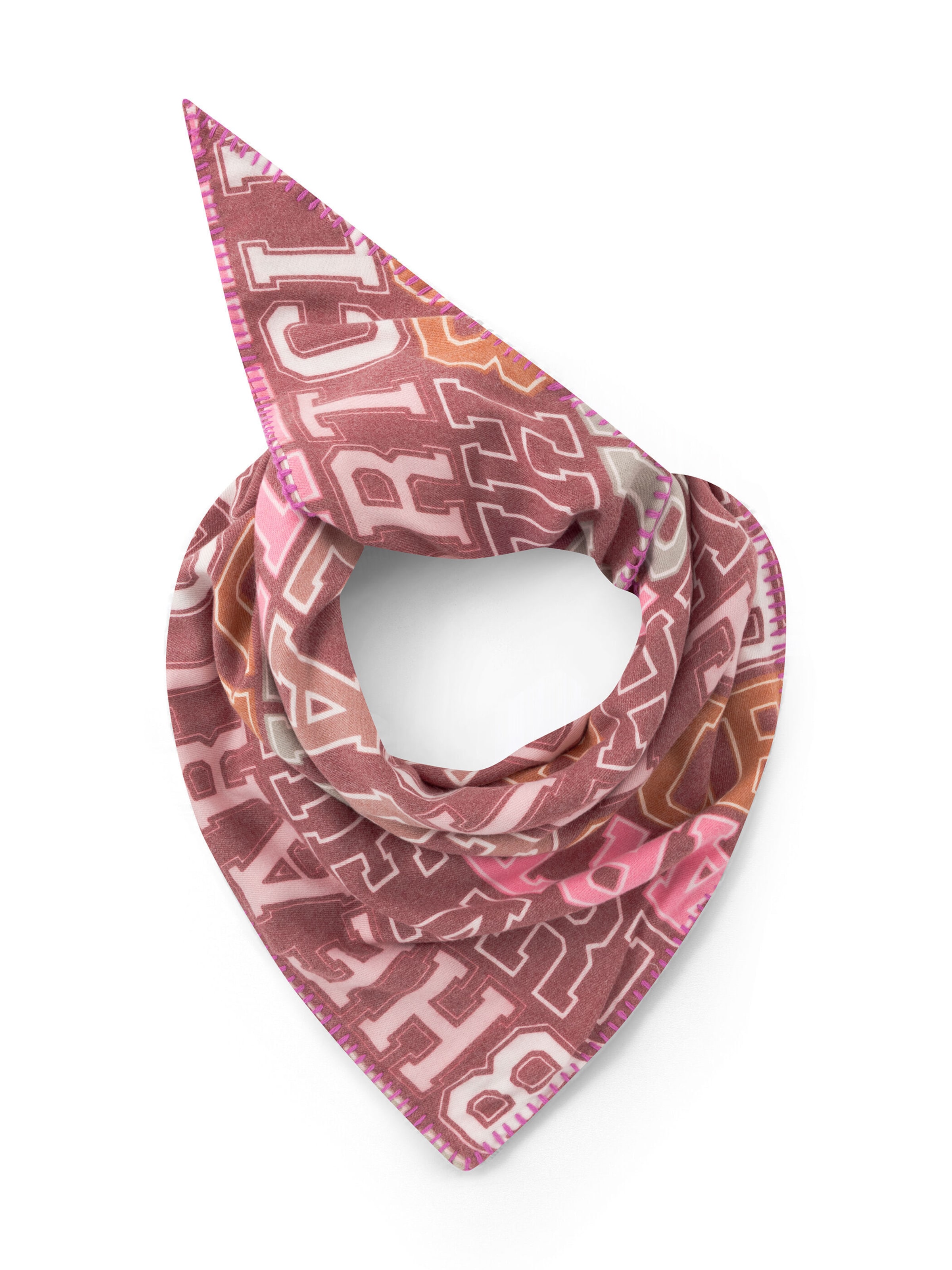 Foulard CODELLO en rouge : devant