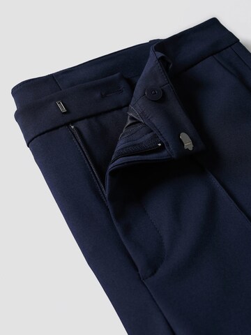 MANGO Slimfit Hose 'MALU' in Blau