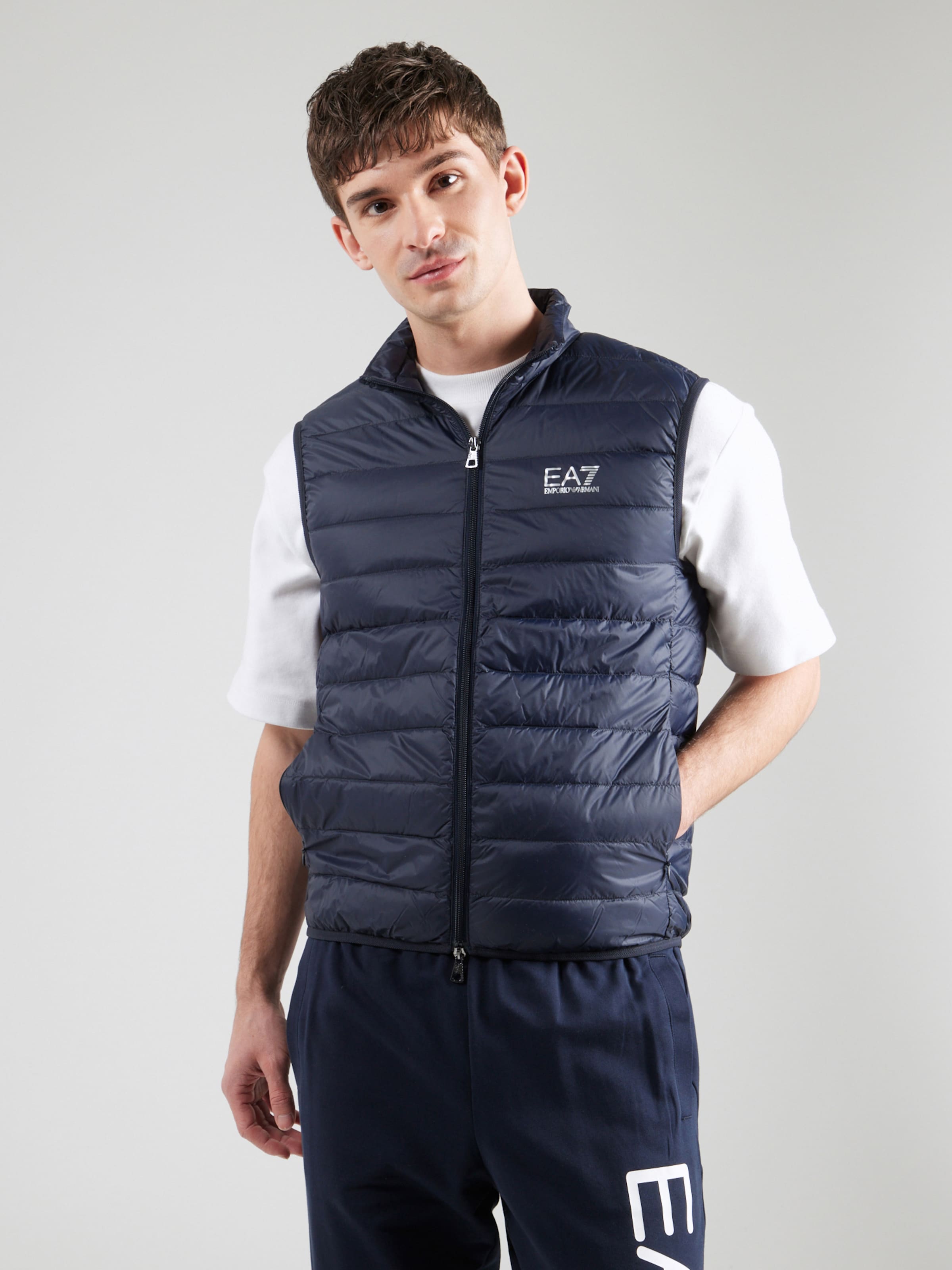 EA7 Emporio Armani Vest in Navy | ABOUT YOU