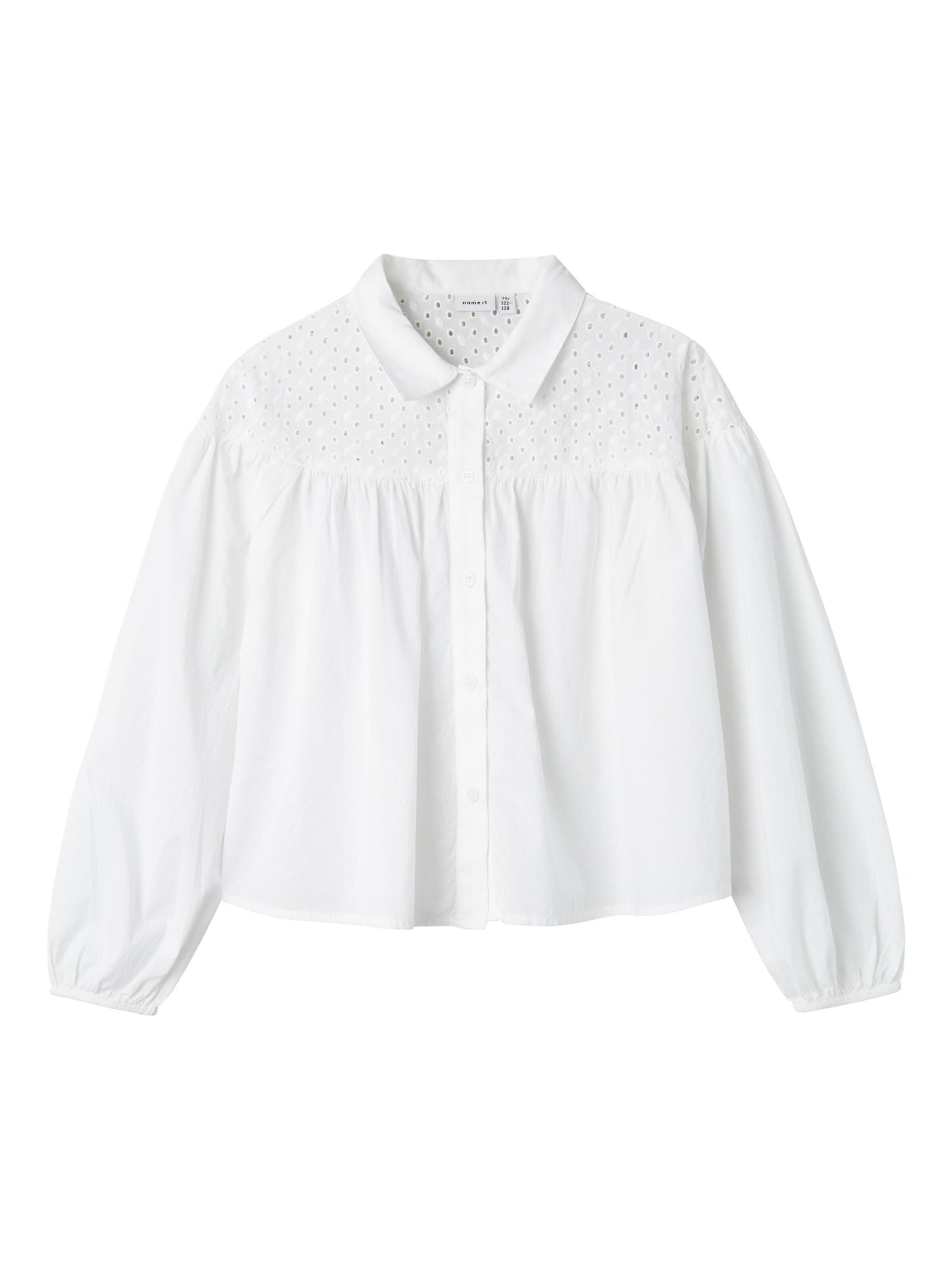 Camicia da donna di NAME IT in bianco: frontale