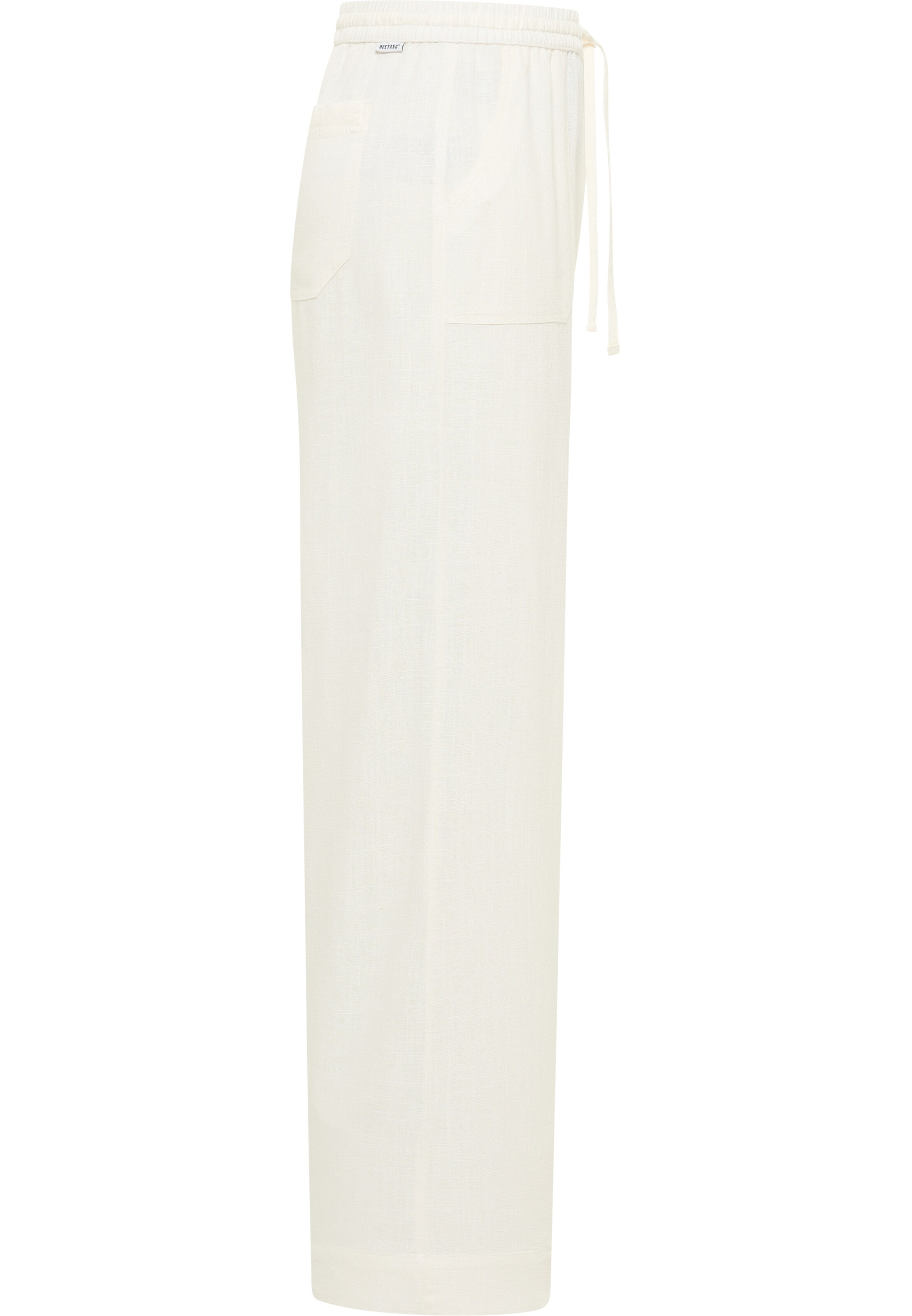MUSTANG Loosefit Hose 'Lacey ' in Weiß