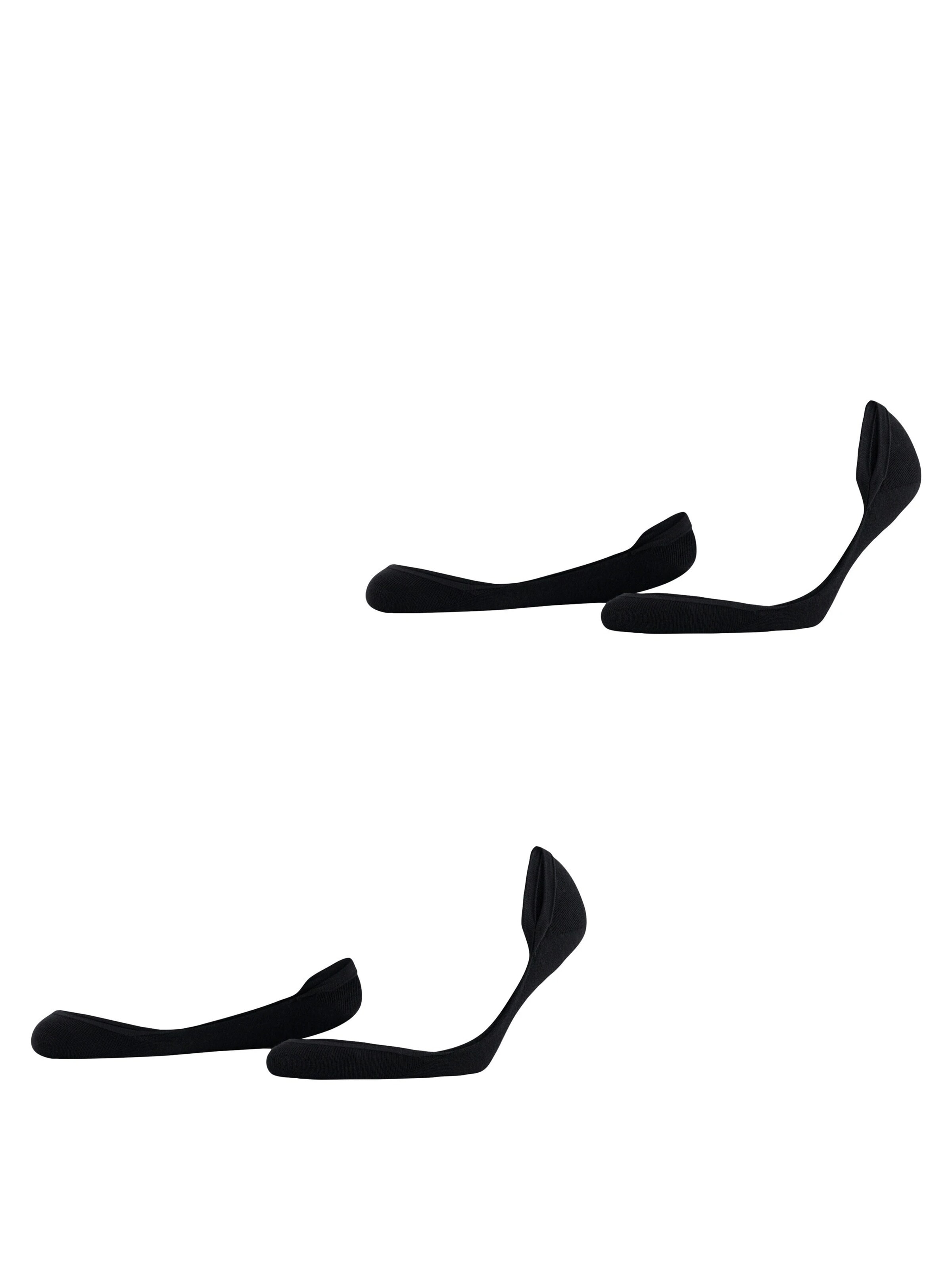 ESPRIT Socken 'Solid Low 2-Pack'‌ in Schwarz: Vorderseite