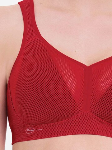 ANITA Bra 'Air Control Delta Pad Sport' in Red