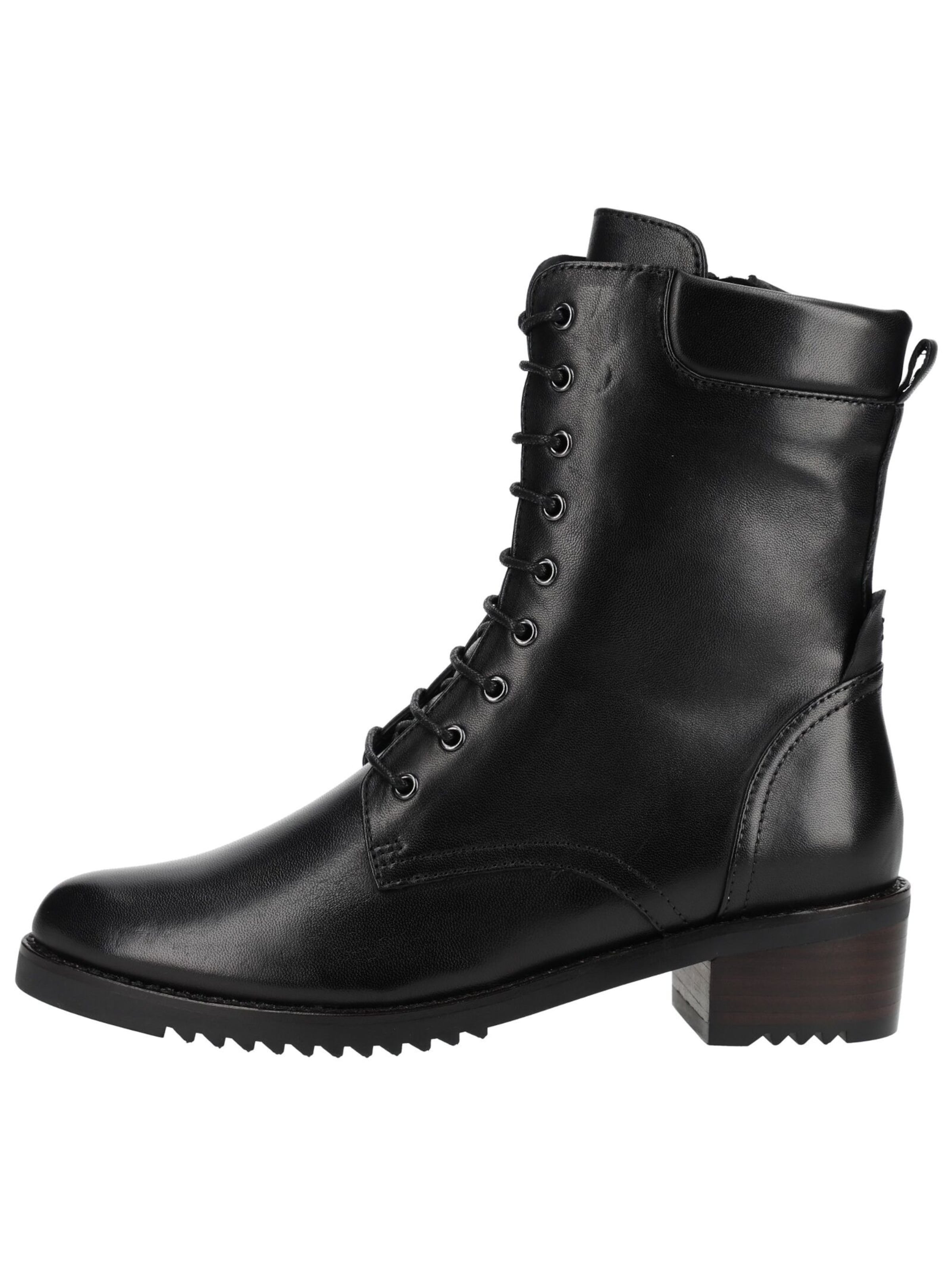 Everybody Lace-Up Ankle Boots in Black