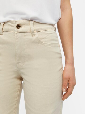 OBJECT Wide Leg Jeans 'Marina' i beige