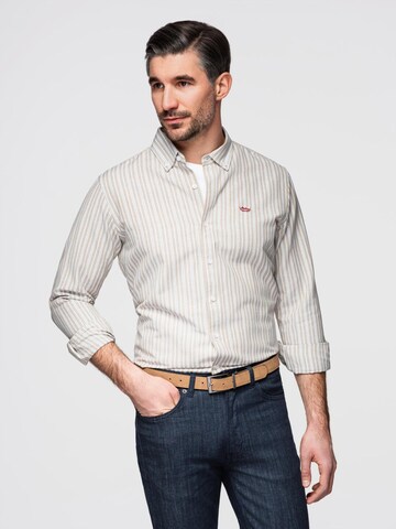 Ombre Regular fit Button Up Shirt in Beige