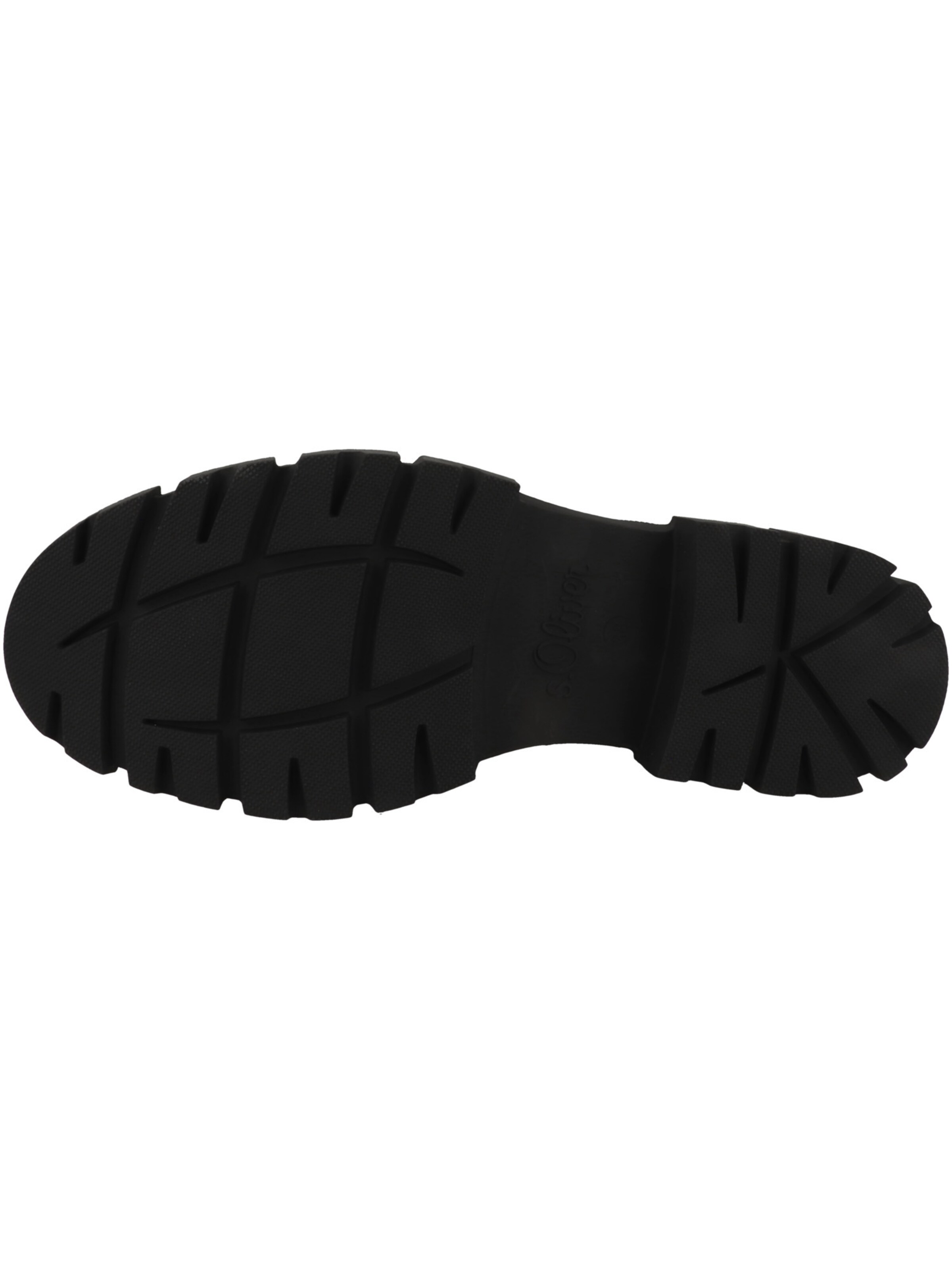 s.Oliver - Botim com fivela em preto