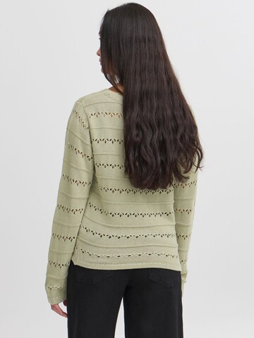 Pullover ' IHLALUHA ' di ICHI in verde