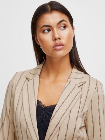 ICHI - Blazer 'RUTI' en beige