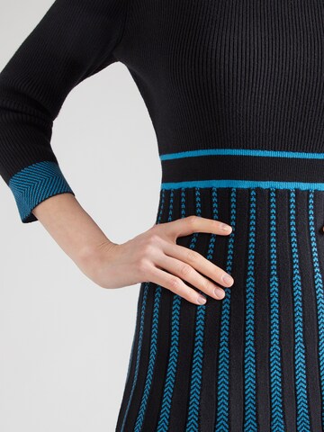 Derhy Sukienka z dzianiny 'CARLINE' w kolorze czarny