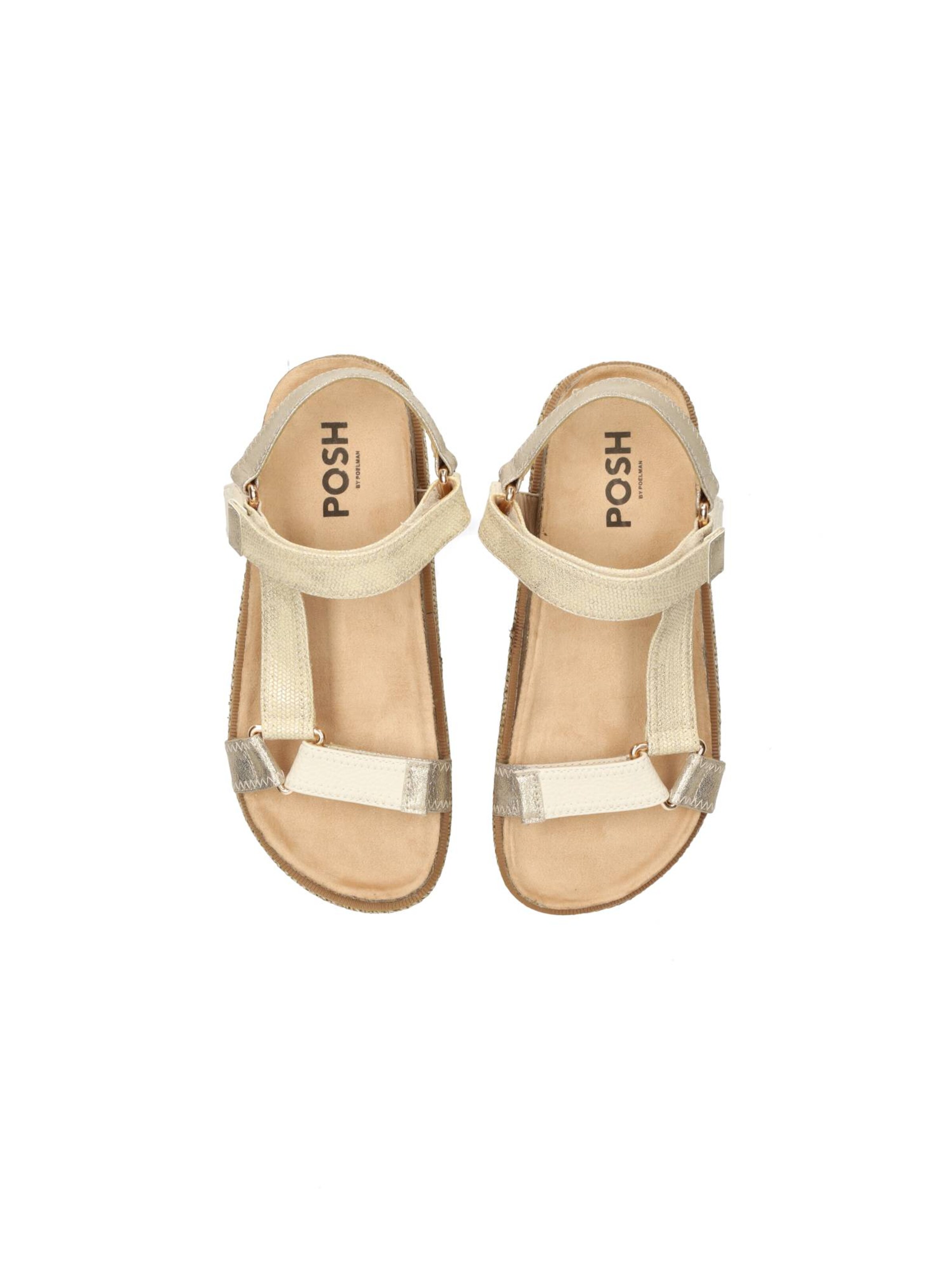 POSH by Poelman Sandalen met riem in Beige