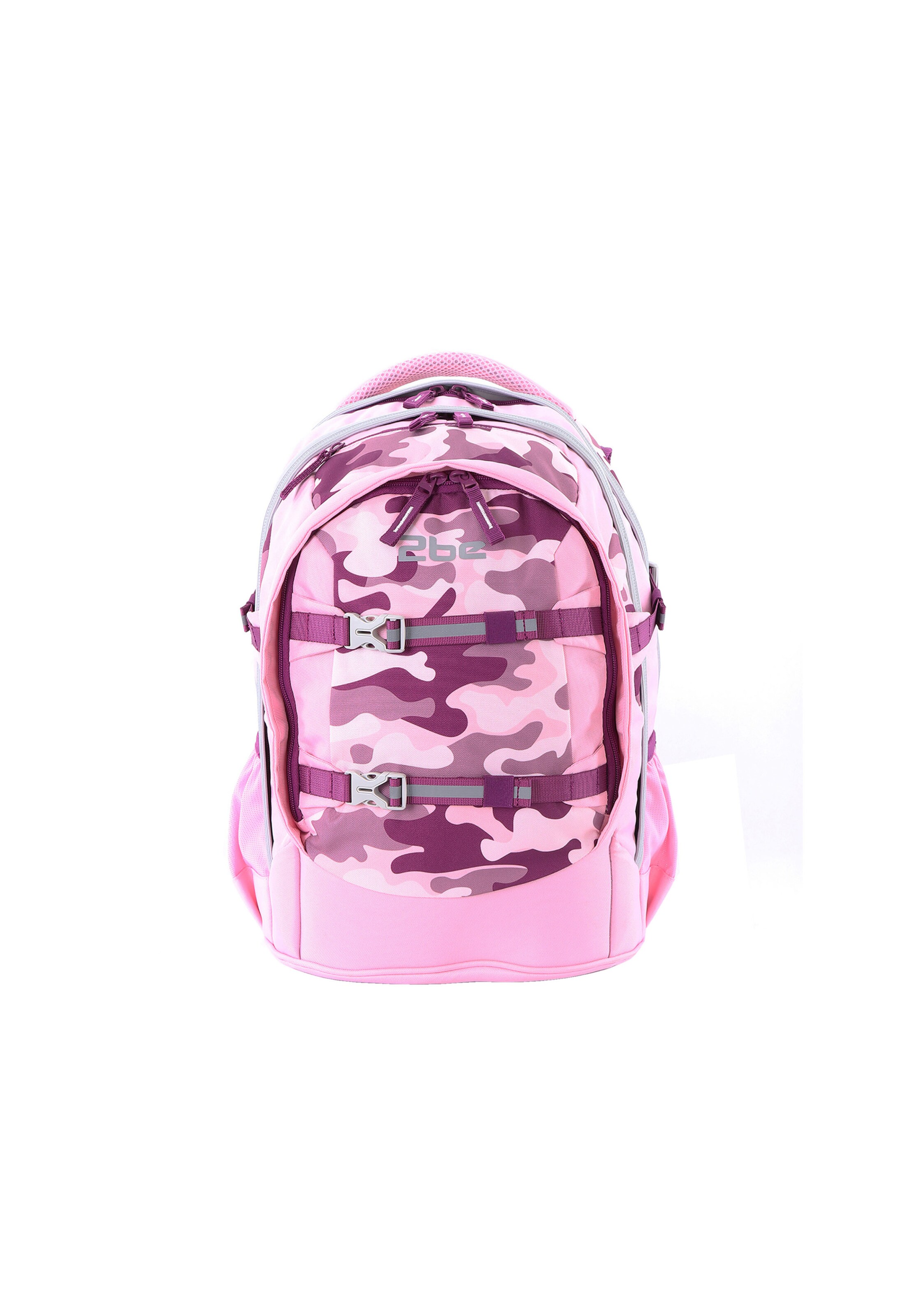 2be Backpack in Pink: front