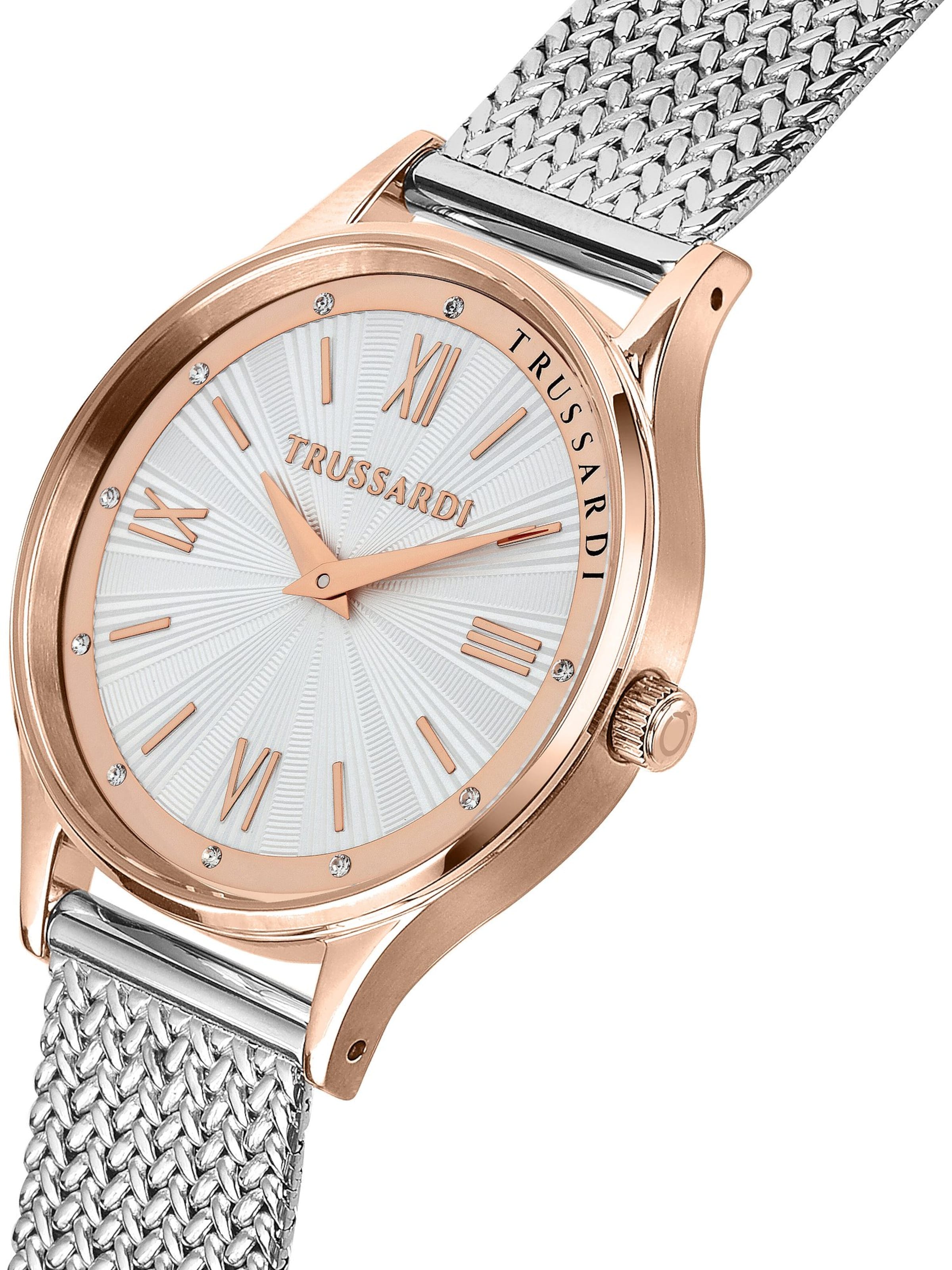 Trussardi Analog Watch in Silver