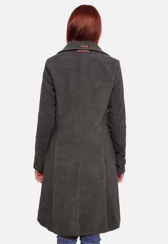 NAVAHOO Between-seasons coat 'Wooly' in Grey