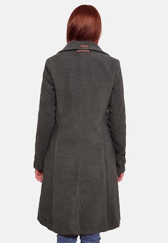 NAVAHOO Prechodný kabát 'Wooly' - Sivá
