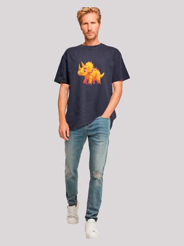 F4NT4STIC Shirt 'Cute Triceratops Dinosaur Toy' in Blue