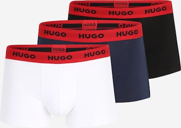 Boxeri de la HUGO Red pe albastru: față