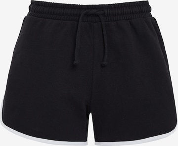 Threadbare Shorts 'Freddie' in Schwarz: predná strana