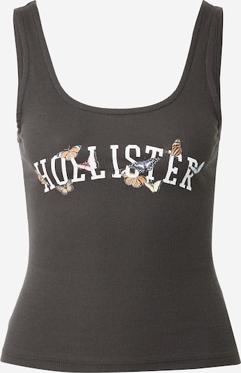 HOLLISTER Top in orange / schwarz / weiß, Produktansicht