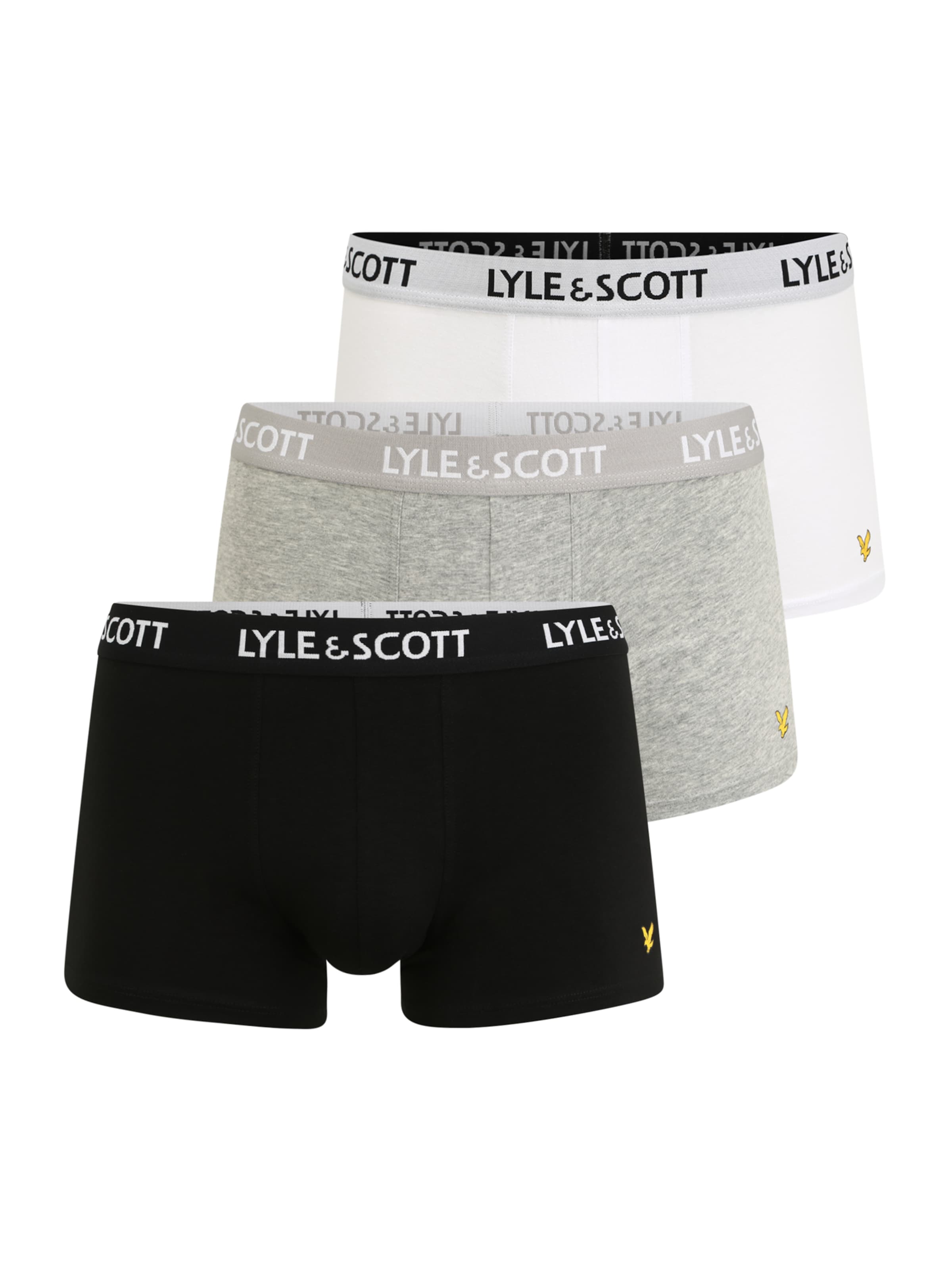 Boxers 'Barclay' Lyle & Scott en gris : devant