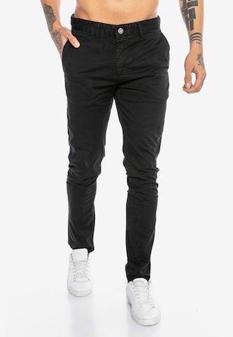 Redbridge Chino Pants 'Luton' in Black: front