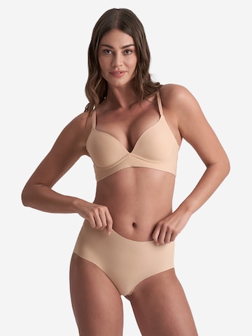 Slip 'Invisible High Brief' Bye Bra en beige