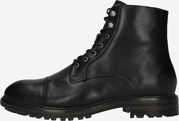BLACKSTONE - Botas con cordones 'Lester UG21' en negro: frente
